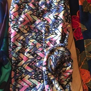 Lularoe OS yoga band leggings